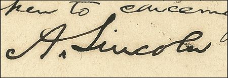 Lot #100 Abraham Lincoln: Occupied with a run for Congress, the country lawyer pens 100 words and twice signs a letter regarding a legal case from his past - Image 2