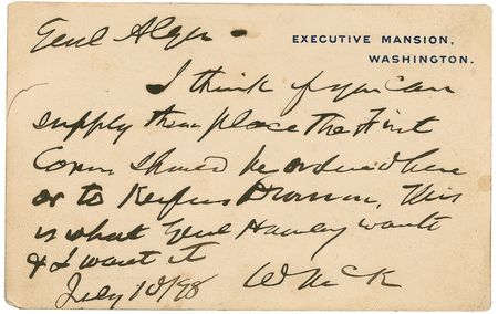 Lot #111 William McKinley Signed Note - Image 1