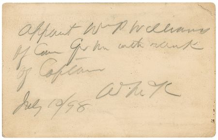 Lot #111 William McKinley Signed Note - Image 2