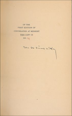 Lot #637 Edna St. Vincent Millay Book - Image 1