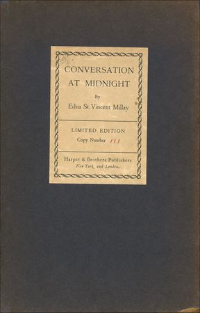 Lot #637 Edna St. Vincent Millay Book - Image 3