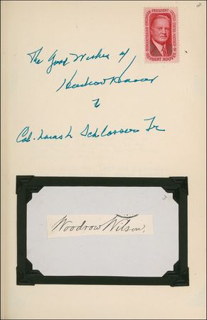 Lot #74 Herbert Hoover and Woodrow Wilson Book - Image 1