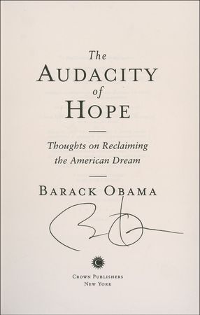 Lot #126 Barack Obama Book - Image 1