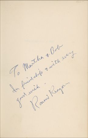 Lot #143 Ronald Reagan Book - Image 1