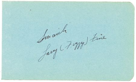 Lot #1124 Three Stooges Signatures - Image 3