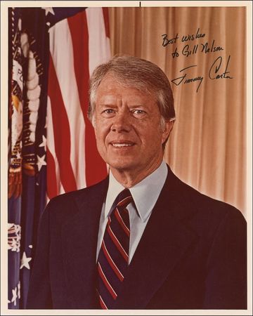 Lot #24 Jimmy and Rosalynn Carter Signed