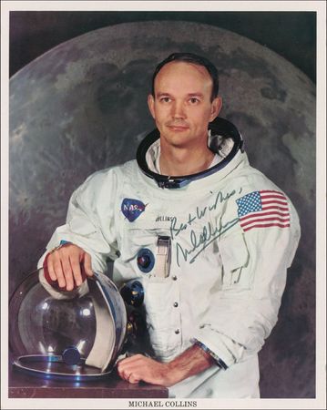 Lot #519 Michael Collins Signed Photograph - Image 1