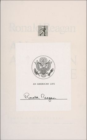 Lot #144 Ronald Reagan Book - Image 1