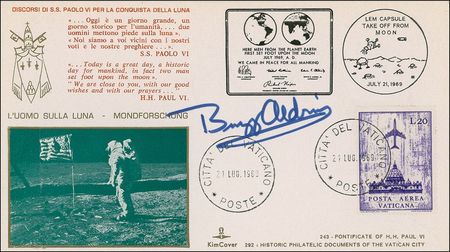Lot #481 Buzz Aldrin Commemorative Covers - Image 1