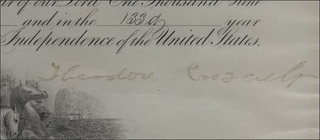 Lot #169 Theodore Roosevelt Signed Document - Image 2