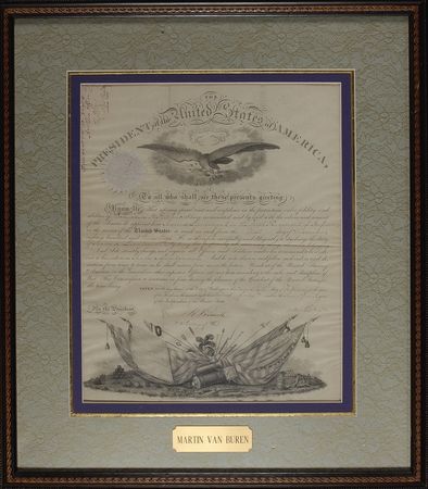 Lot #195 Martin Van Buren Signed Document - Image 1