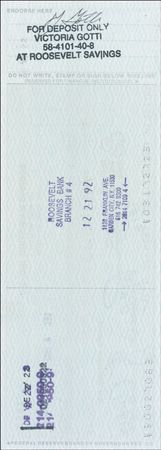 Lot #282 John Gotti Check - Image 2