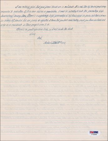 Lot #375 Robert Stroud: The Birdman writes that “the picture has been announced and the publicity started” - Image 2
