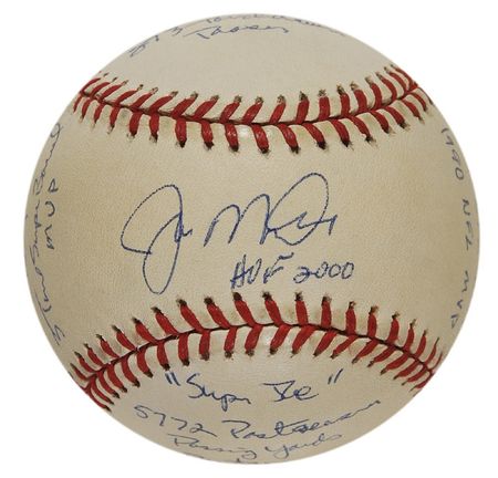Lot #1268 Joe Montana Baseball - Image 1