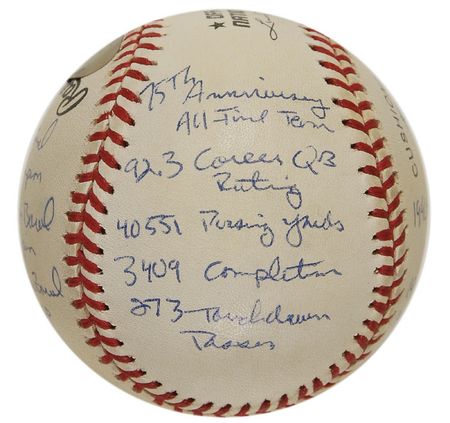 Lot #1268 Joe Montana Baseball - Image 5