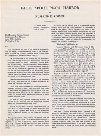 Lot #436 Husband E. Kimmel Handwritten Letter Signed - Image 2