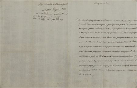 Lot #345 Pope Leo XII Endorsement - Image 2