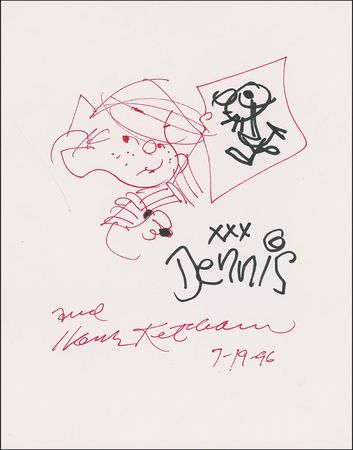 Lot #713 Hank Ketcham Sketches - Image 1