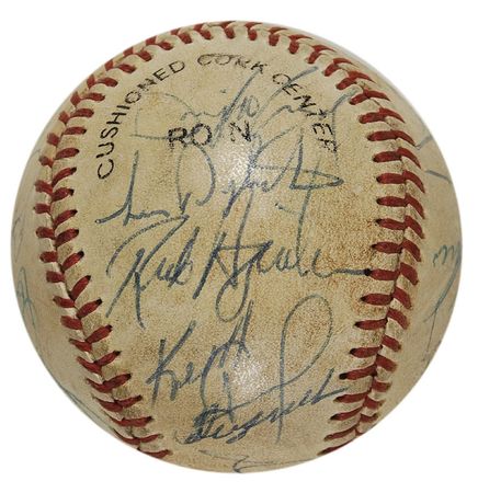 Lot #1280 NY Mets Baseball - Image 1