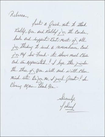 Lot #283 John Gotti Handwritten Letter Signed - Image 1