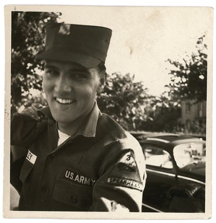 Lot #893 Elvis Presley: Candid photo of Private Presley from Germany - Image 2