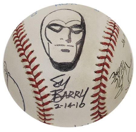 Lot #690 Cartoonists Baseball - Image 1