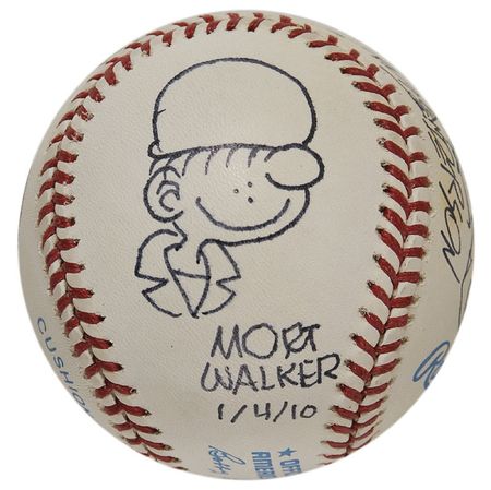 Lot #690 Cartoonists Baseball - Image 4