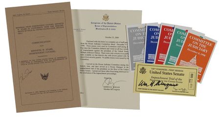 Lot #31 Clinton Impeachment Group Lot