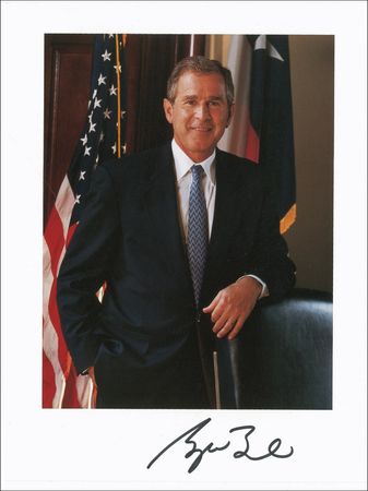 Lot #17 George W. Bush Signed Photograph