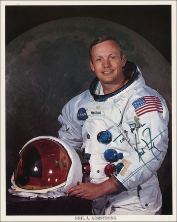 Lot #487 Apollo 11 Signed Photographs - Image 1