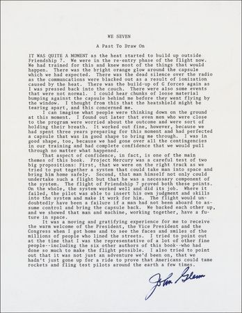 Lot #525 John Glenn Souvenir Typescripts - Image 2