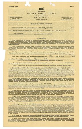 Lot #1010 Rita Hayworth Signed Document - Image 1