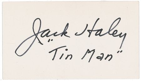 Lot #1149 Wizard of Oz: Jack Haley Signature - Image 2