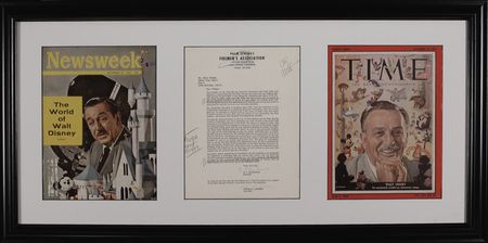 Lot #700 Walt Disney: Disney makes a donation to the Palm Springs Fireman’s Ball - Image 1