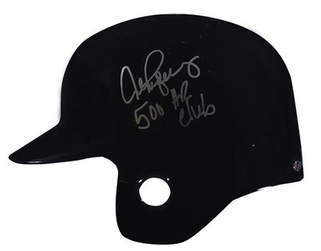 Lot #1297 Alex Rodriguez Baseball Helmet - Image 1