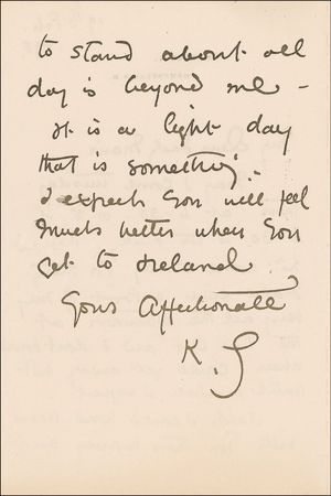 Lot #647 Kate Greenaway Handwritten Letter Signed - Image 2