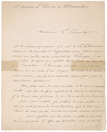 Lot #693 Pierre Petit Handwritten Letter Signed - Image 1