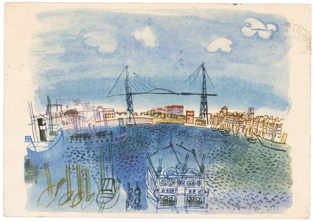 Lot #639 Raoul Dufy Handwritten Letter Signed - Image 2