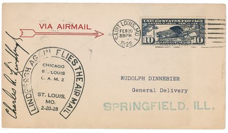 Lot #550 Charles Lindbergh Envelope - Image 2