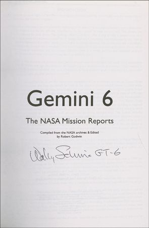 Lot #569 Wally Schirra Book - Image 1