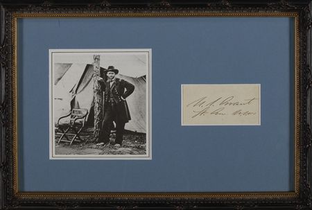 Lot #58 U. S. Grant Signature - Image 1