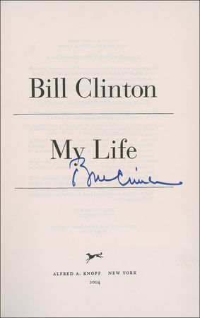 Lot #20 Bill Clinton Book