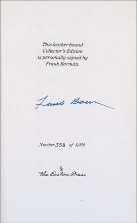 Lot #527 Frank Borman Book - Image 1