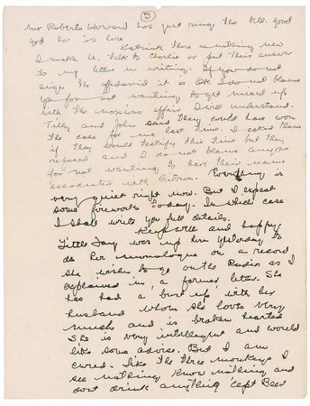 Lot #1028 W. C. Fields: A hard-drinking comedian confesses “Like the three monkeys I see nothing, know nothing, and don’t drink anything ‘cept beer” while viewing Hitler as “full of ‘merta’...and he can taste it” - Image 2
