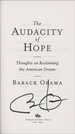Lot #128 Barack Obama Book - Image 1
