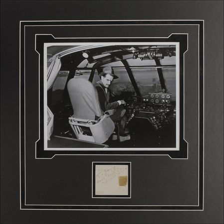 Lot #318 Howard Hughes Signature - Image 1