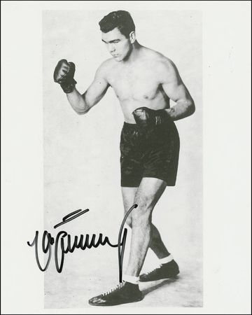 Lot #1346 Max Schmeling Photograph and Letter - Image 2