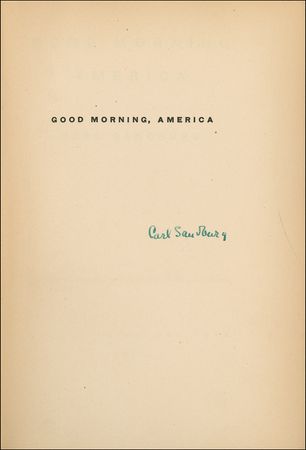 Lot #705 Carl Sandburg - Image 1