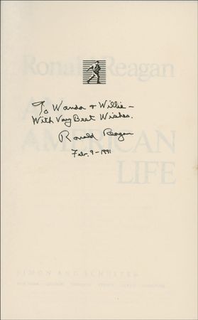 Lot #138 Ronald Reagan Book - Image 1