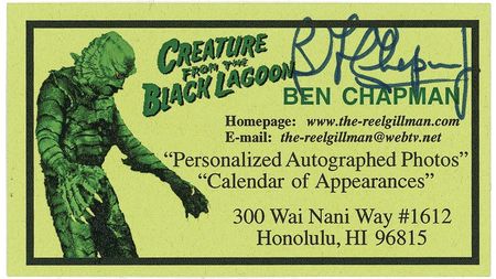 Lot #1013 Creature From the Black Lagoon: Ben Chapman - Image 2